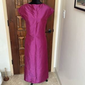 Cambodian silk wrap dress, size large adjustable.
